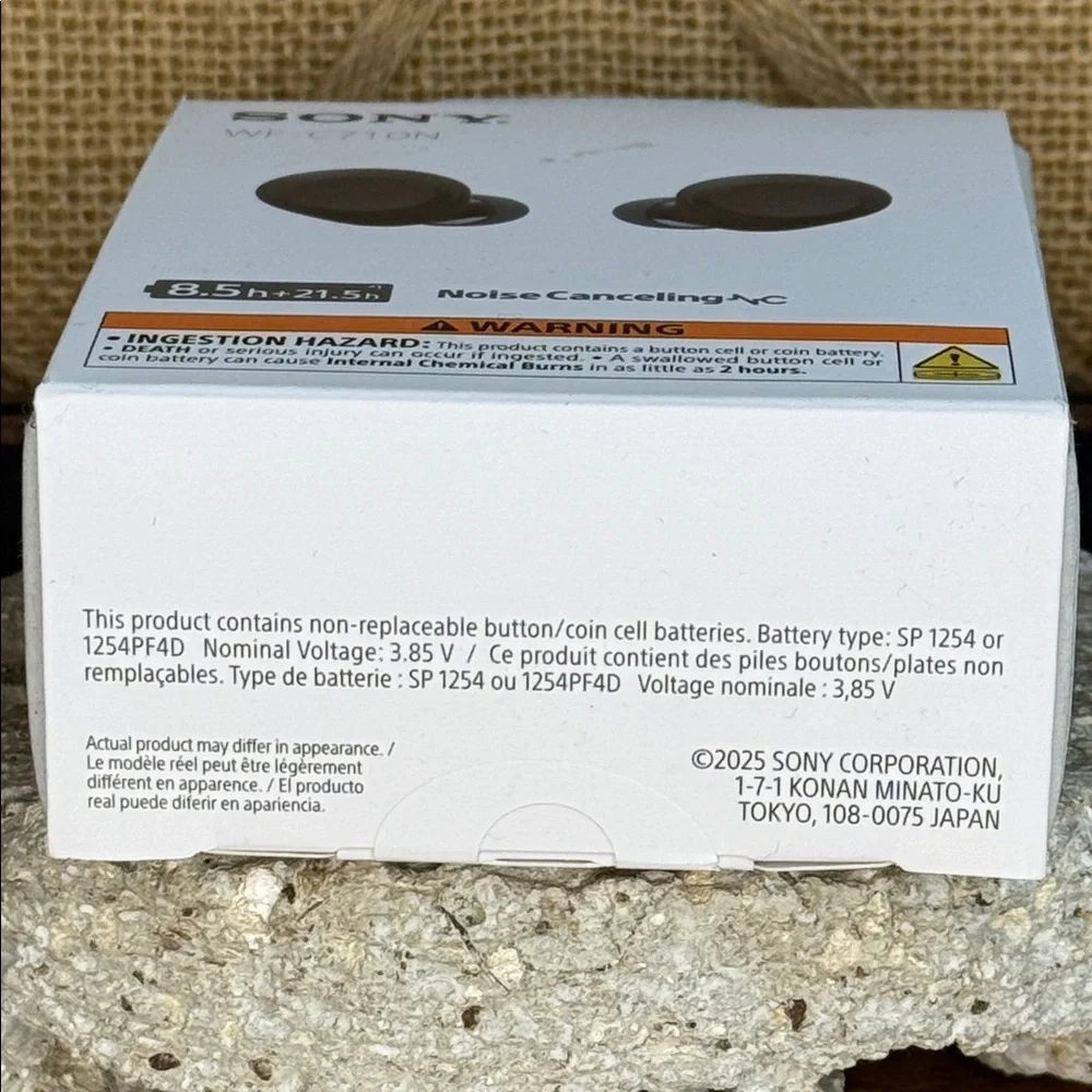 Sony WF-C710N Earbuds in Black Wireless Noise Canceling New in‎ Box